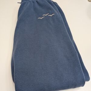 Blue Fleece-Lined Pants